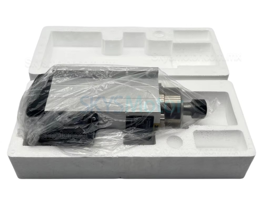 Motor de husillo CNC refrigerado por aire GDZ120x103-4.5, 220V/380V, 4,5kW, 18000rpm/24000rpm, pinza ER32, 400Hz